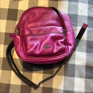 Coach Pink Leather Women's Bag
